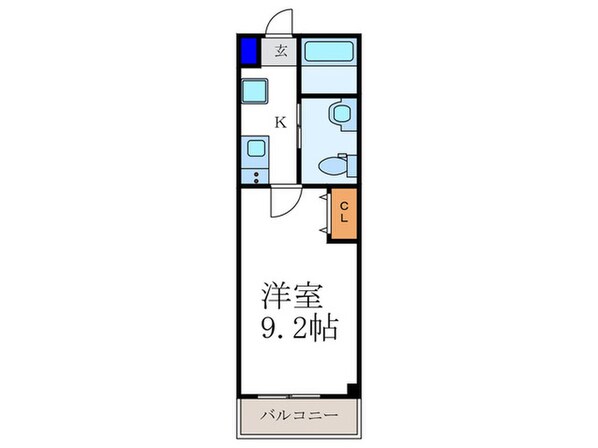 フラッティK＆Sの物件間取画像